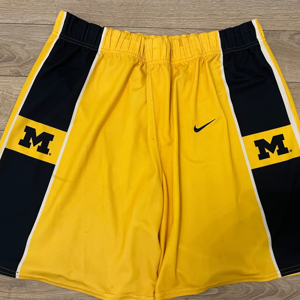 Michigan Wolverines Jamal Crawford Rare Nike Throwback Retro Vintage Shorts